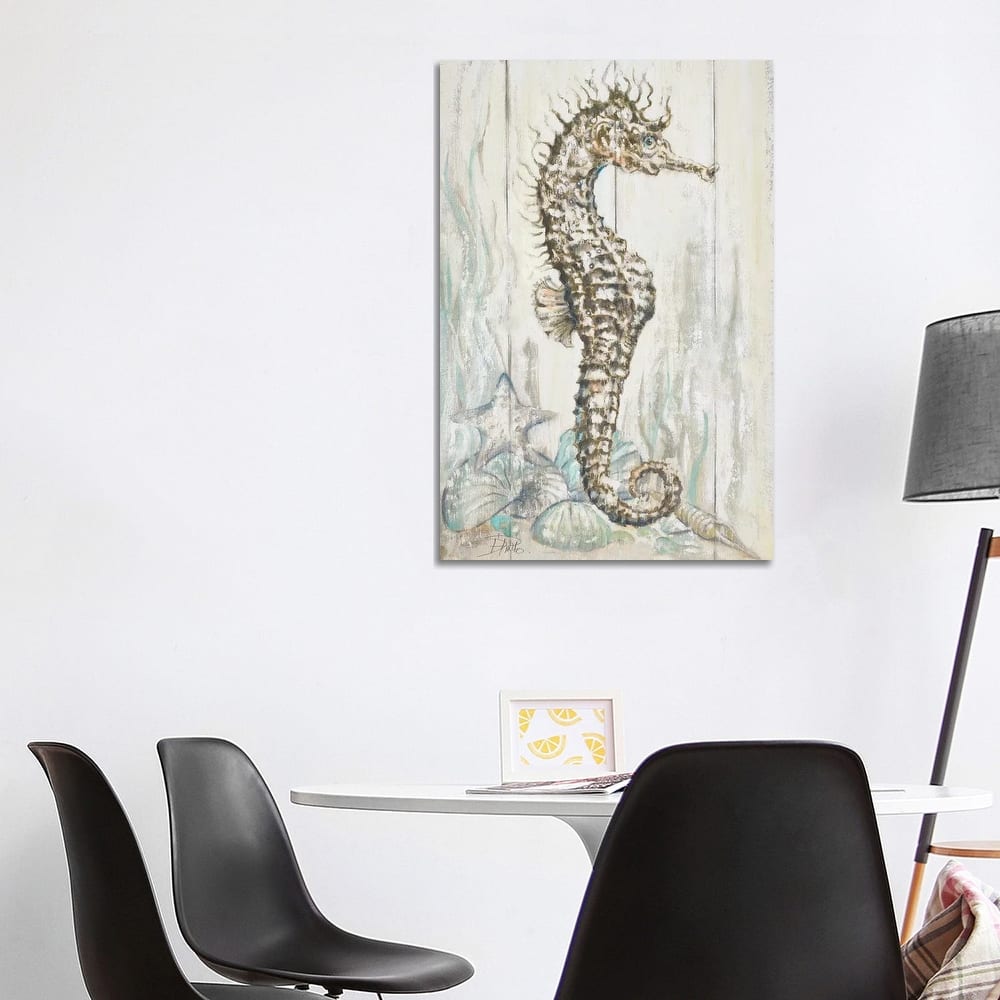 iCanvas "Antique Seahorse I" by Patricia Pinto Canvas Print