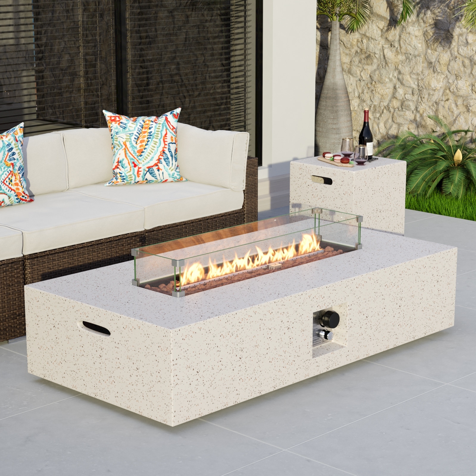 3 piece fire discount pit set