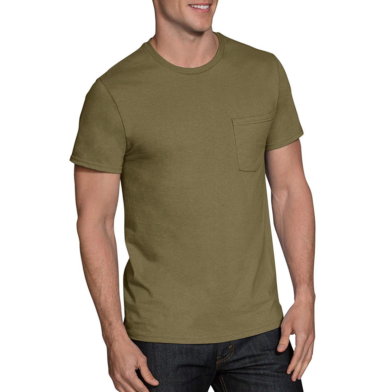 Fruit of the Loom Mens A Shirts Pack of 5 Assorted, X-Large