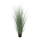 preview thumbnail 9 of 12, Green Faux Foliage Tall Onion Grass Artificial Plant with Black Plastic Pot