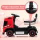 preview thumbnail 31 of 34, 6V Kids Electric Ride-on Truck with Height Adjustable Seat - 28" x 12" x 18"