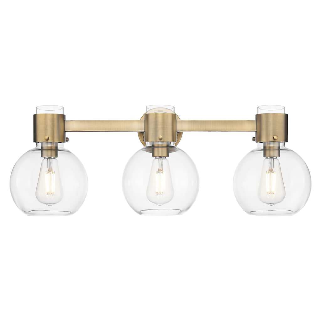 Innovations Lighting 464-3W-G464B-7CL Lawton Sphere 3 Light 24" Wide