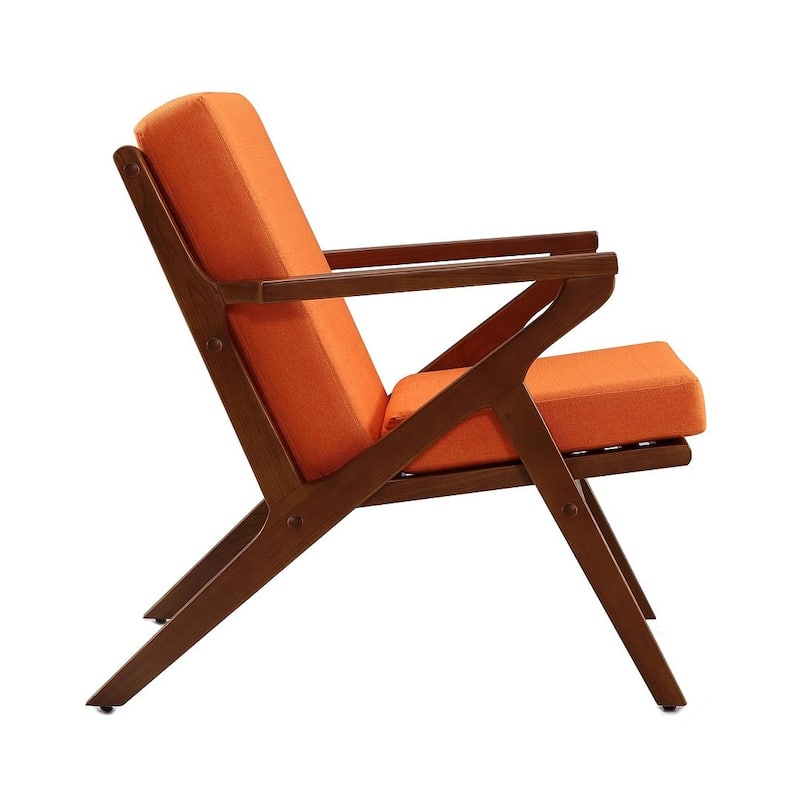 Manhattan Comfort Martelle Amber Twill Weave Accent Chair