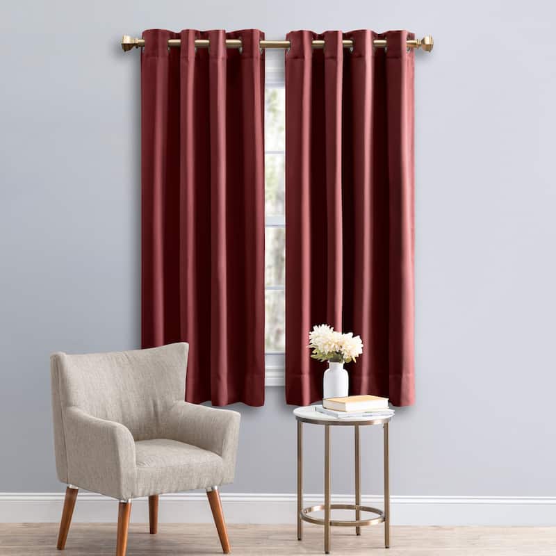 Ultimate Blackout 45-inch Short Length Grommet Curtain Panel
