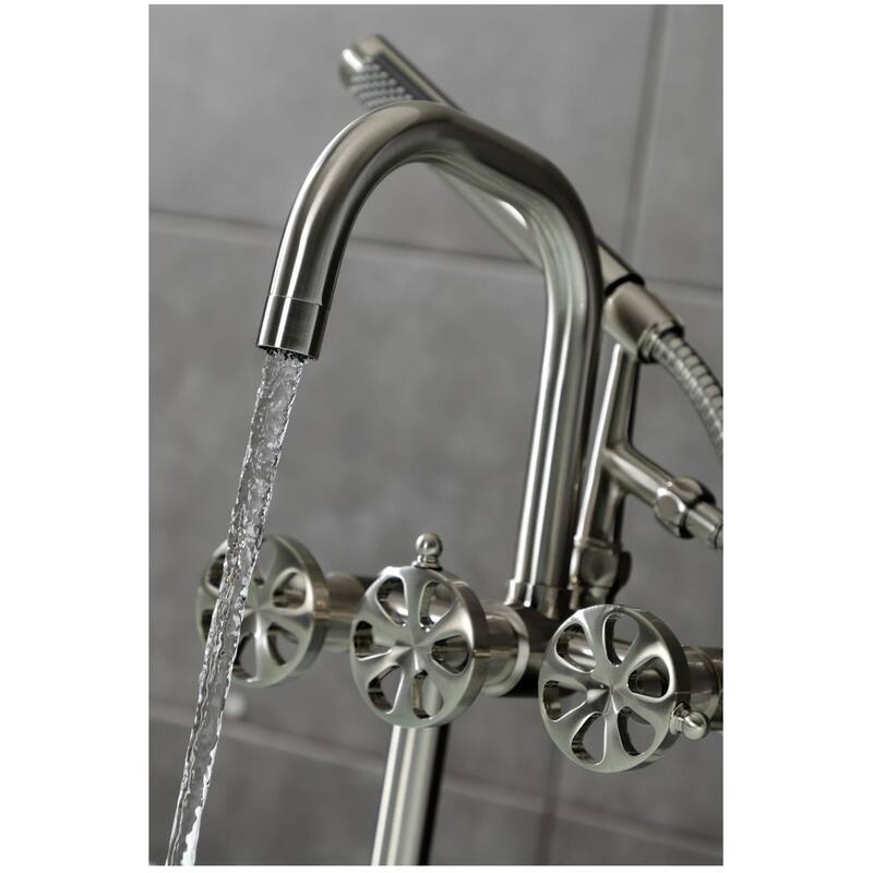 Kingston Brass AE840.RX Belknap Deck Mounted Tub Filler with Built-In