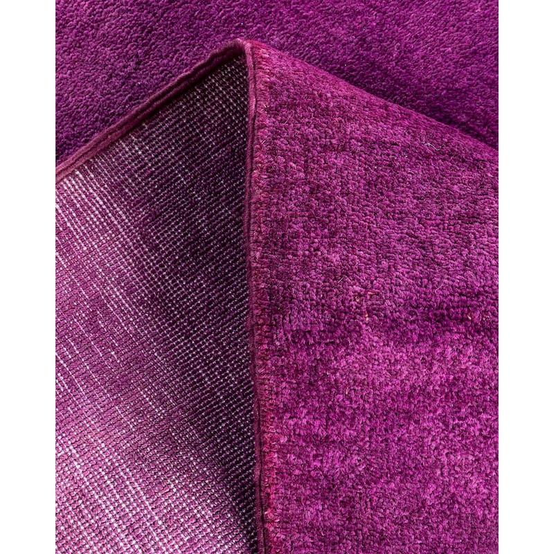 Vibrance One-of-a-Kind Hand-Knotted Runner Rug - Pink, 2' 7" x 13' 9" - 2' 7" x 13' 9"