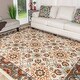 preview thumbnail 4 of 5, Miranda Haus Rooney Floral Mandala Blue Indoor Bohemian Area Rug