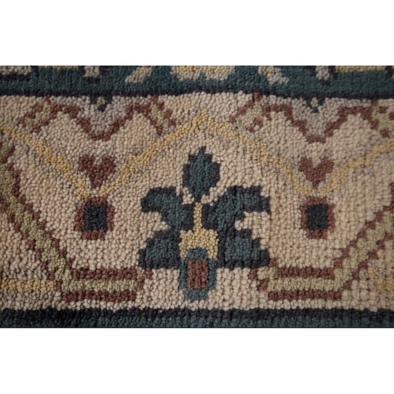 Transitional Oushak Oriental Runner Rug Handmade Wool Carpet - 2'6"x 9'11"