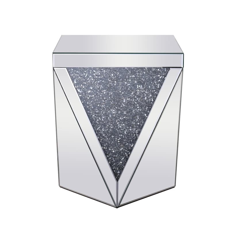 Modern Crystal End Table