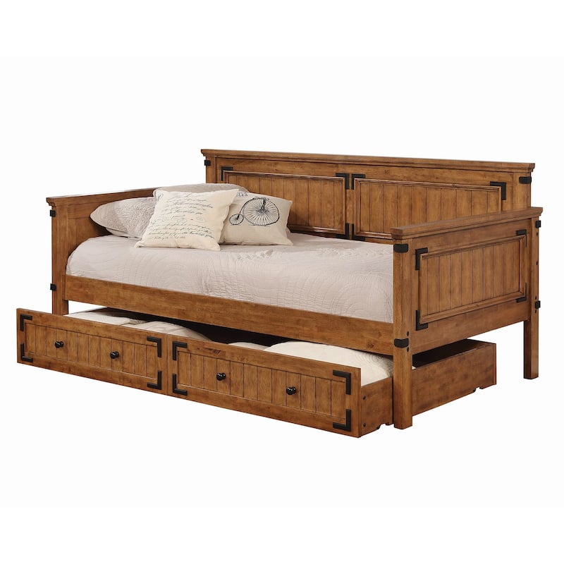 Franz Rustic Honey Twin Daybed