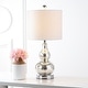 preview thumbnail 26 of 81, Anya 20.5" Mini Glass LED Table Lamp, Gray by JONATHAN Y