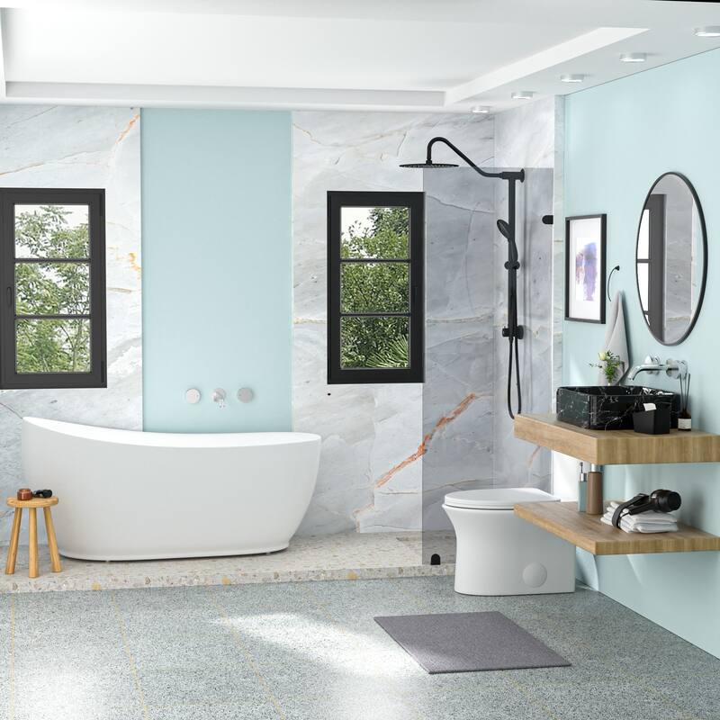 Modern 19-Inch Ceramic Bathroom Sink, Polished Finish, Easy Maintenance, and Durable Design - 19in L