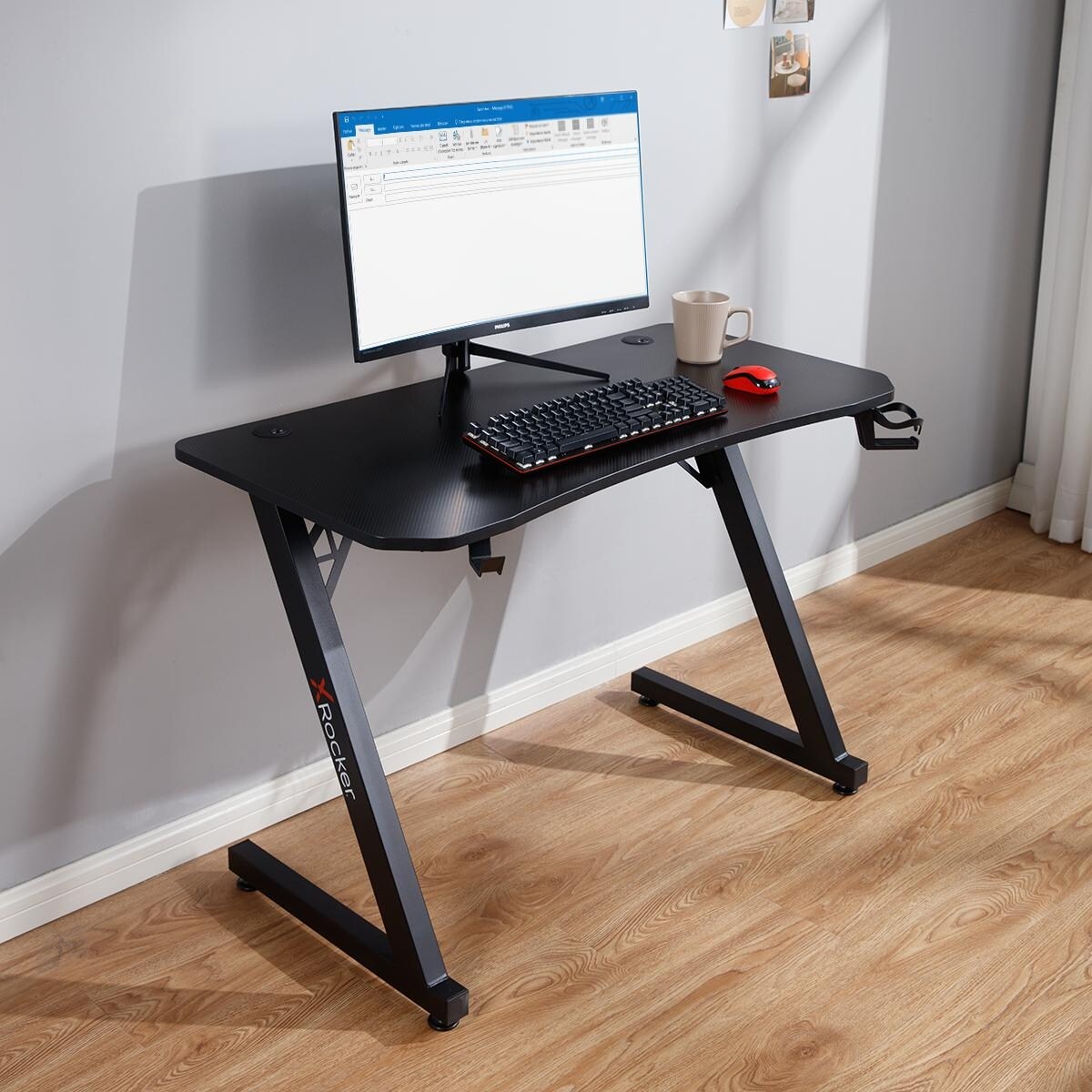 X Rocker Raven Gaming Desk - Bed Bath & Beyond - 41775042