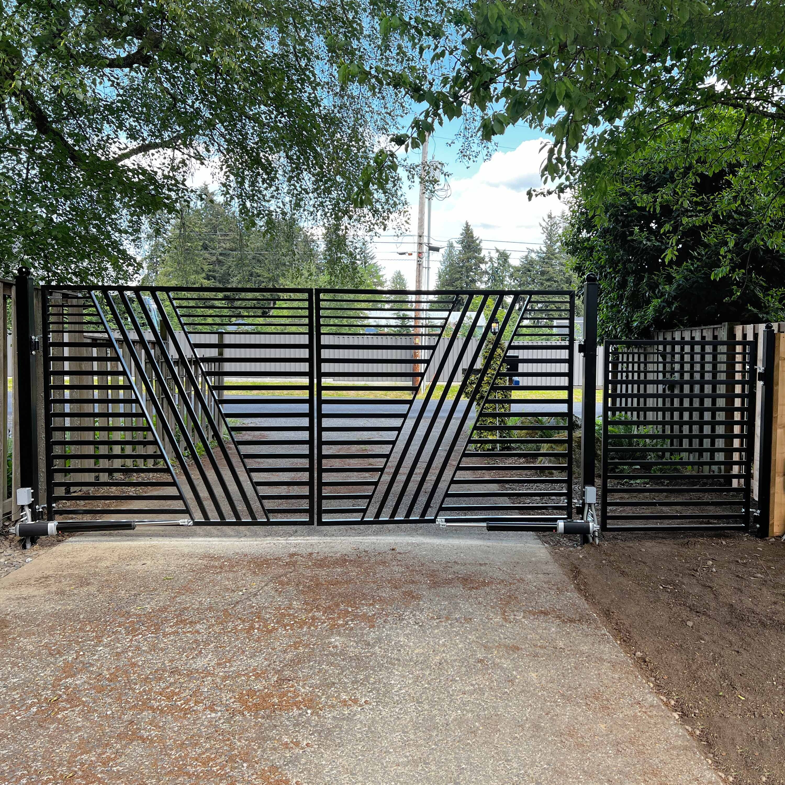 ALEKO-Steel-Dual-Swing-Garden-