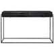 preview thumbnail 2 of 1, Uttermost Telone Modern Black Console Table