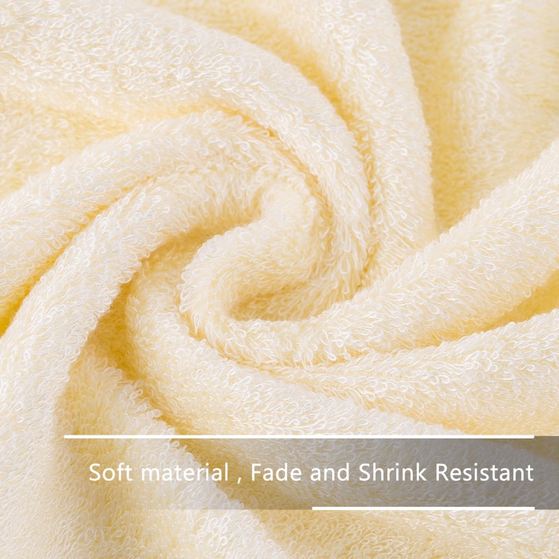 2 Piece Luxury Bamboo Towels Bath Towel Set (27"x54")