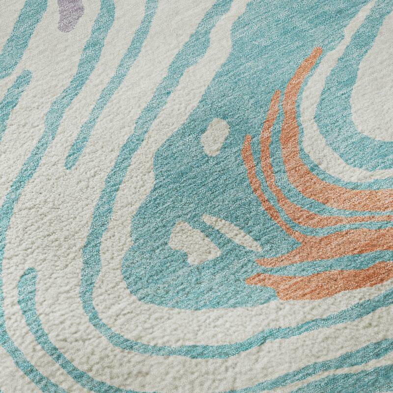 Premium Washable Super Soft Abstract Contemporary Mayfield Rug