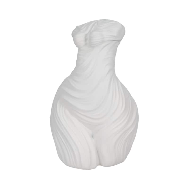 Abstract Female Torso Sculpture in Resin - Decorative Objects for Home Decor