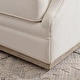 preview thumbnail 8 of 10, KINWELL 31" Wide Linen Fabric Upholstered Swivel Barrel Accent Chair