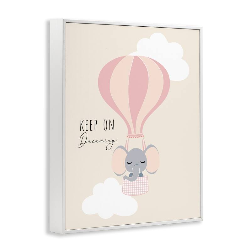 Stupell Inspiring Keep On Dreaming Framed Giclee Art Design By Chen Alyesh