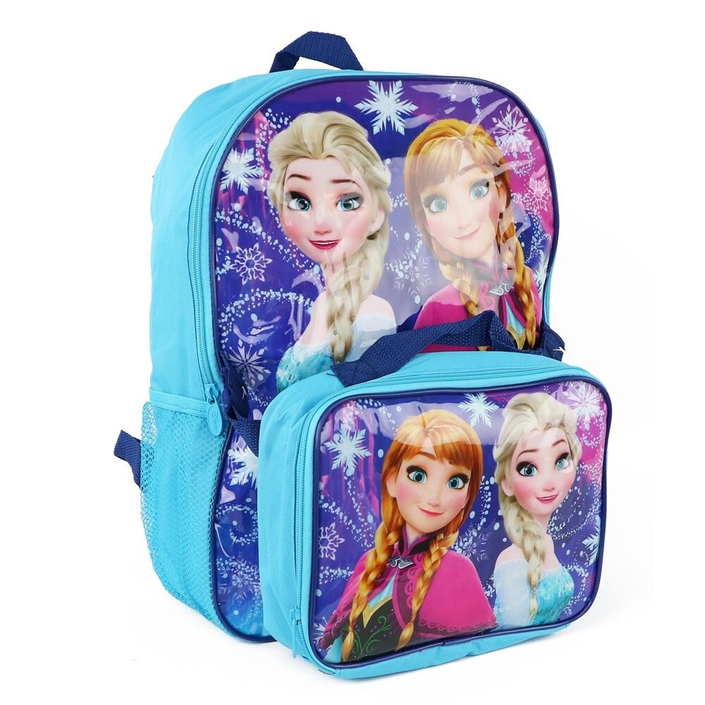 Disney Girls Anna And Elsa Frozen Backpack And Lunch Bag Sky Blue Overstock 20600746 Disney frozen disney girls frozen 6 pack briefs. disney girls anna and elsa frozen backpack and lunch bag sky blue