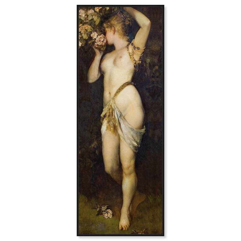 Five Senses Smell Panoramic Canvas by Art Remedy - 20" x 54" - Black