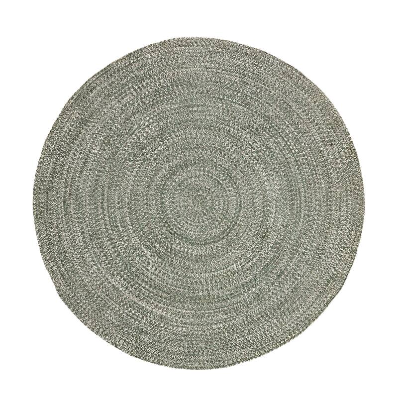 Superior Modern Rustic Bohemian Reversible Multi-Tone Braided Indoor Outdoor Area Rug
