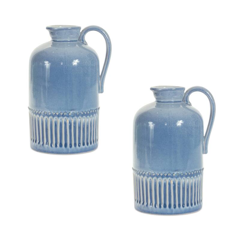 Ceramic Jug Vase (Set of 2) Bed Bath & Beyond 37546979