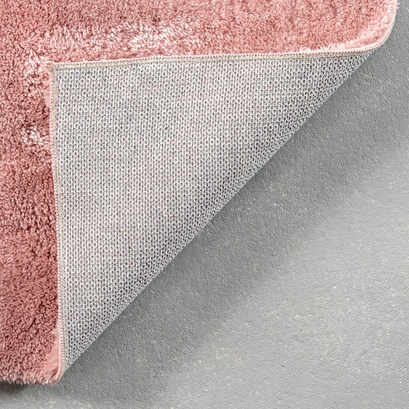 Nuloom Loni SuperiorWash Solid Machine Washable Shag Area Rug