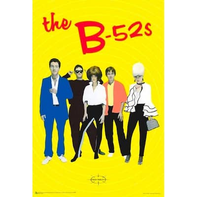 The 52's Album Cover New Wave Rock Art Poster - 24 x 36 Inch