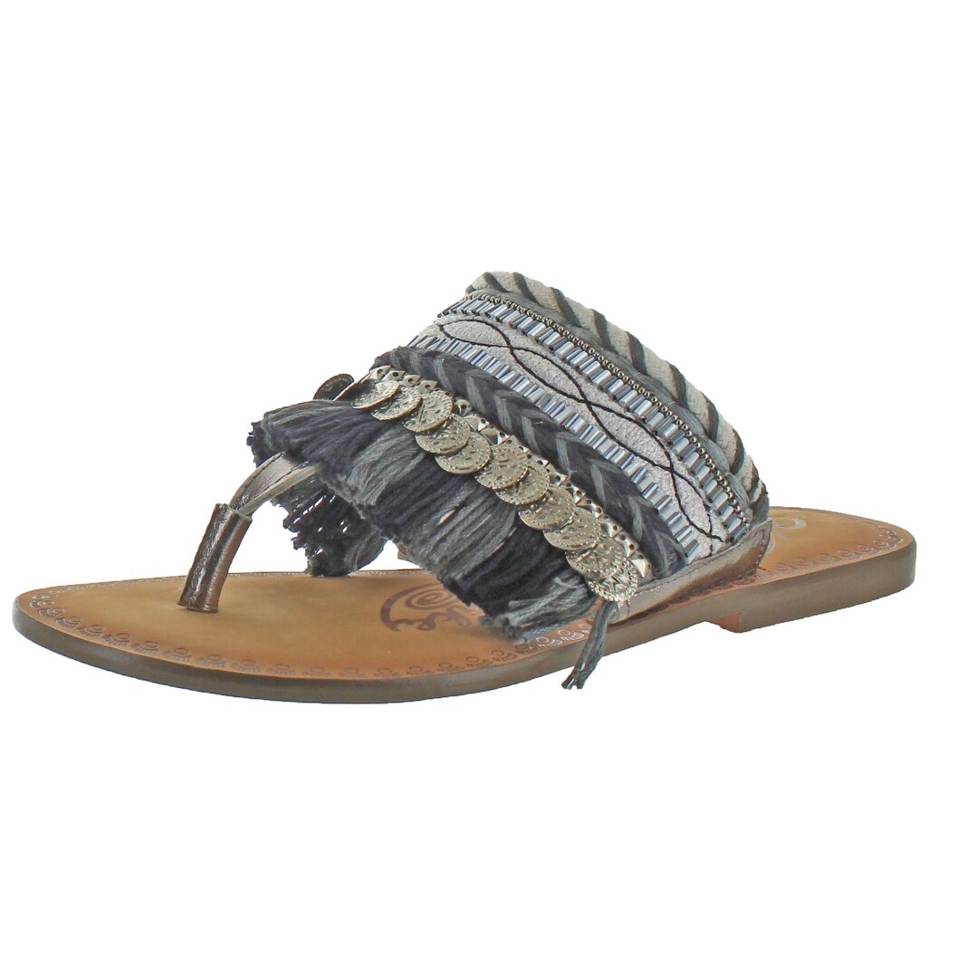 naughty monkey fringe sandals