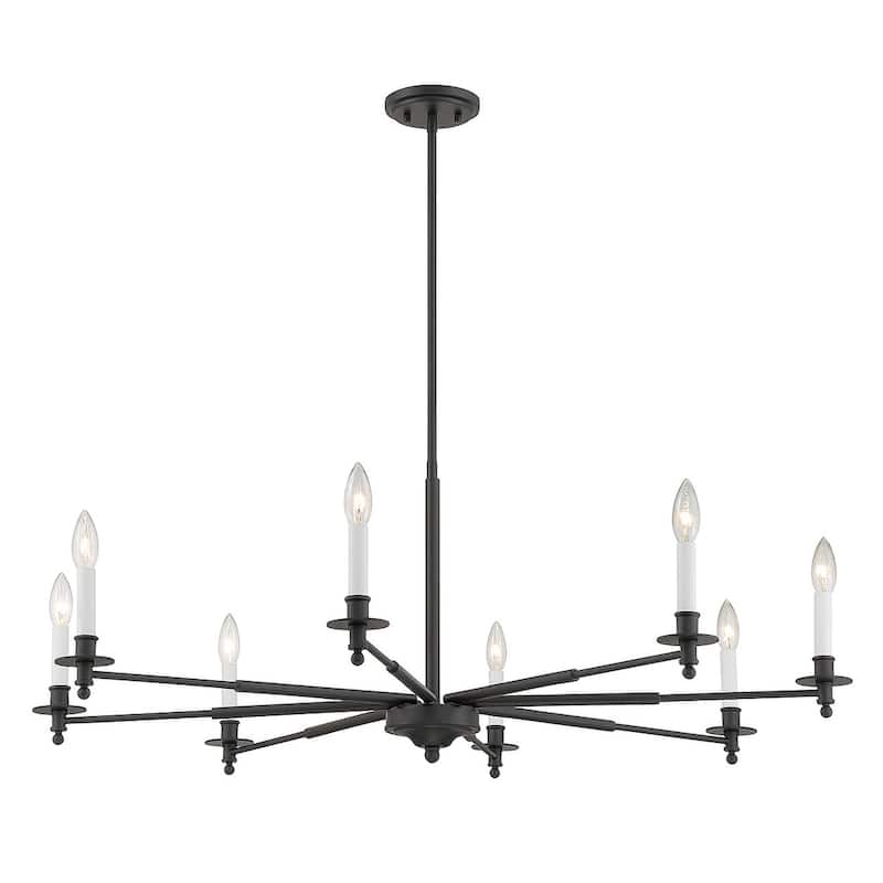 Savoy House 1-4412-8 Jasmine 8 Light 42" Wide Taper Candle Style