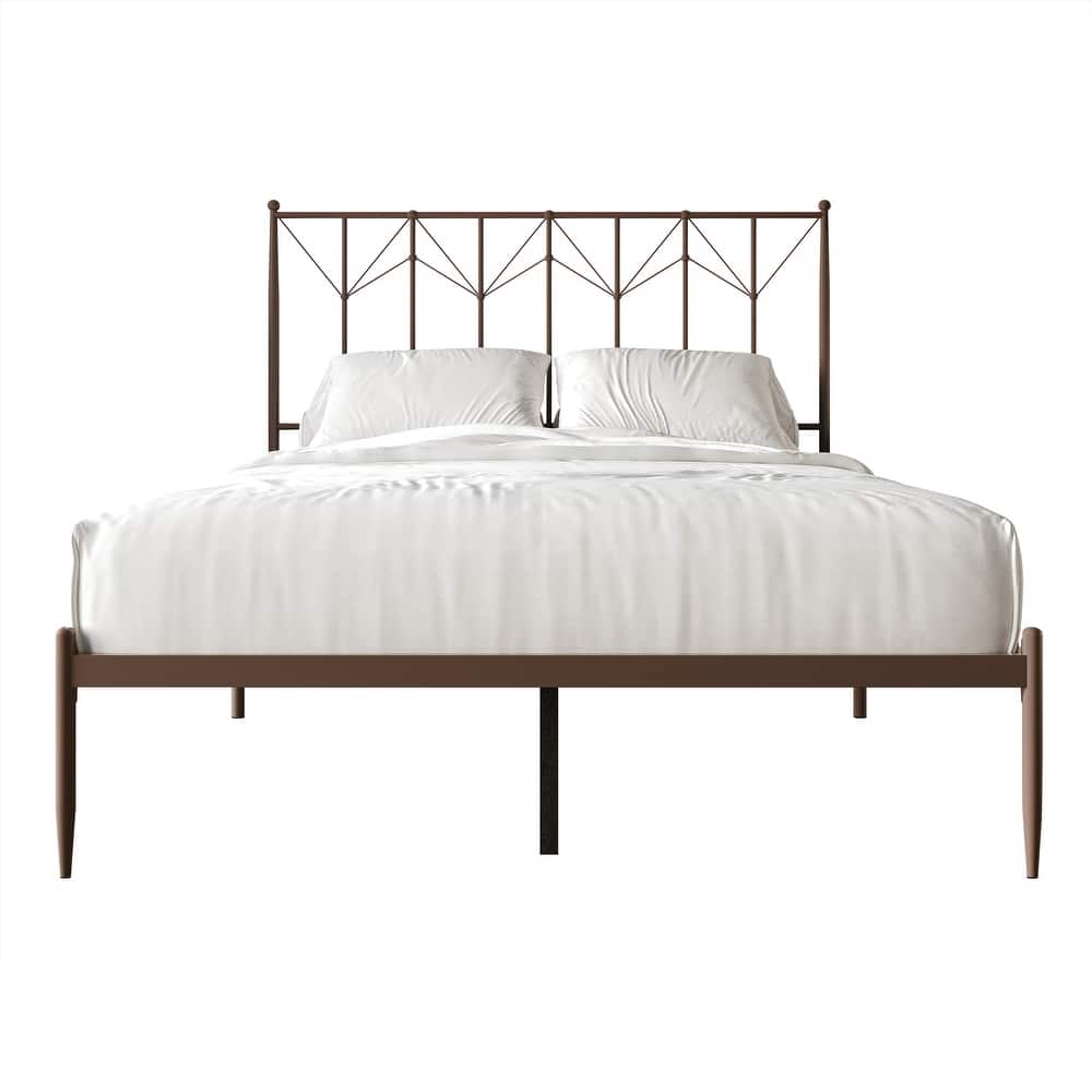 CraftPorch Elegant Metal Platform Bed