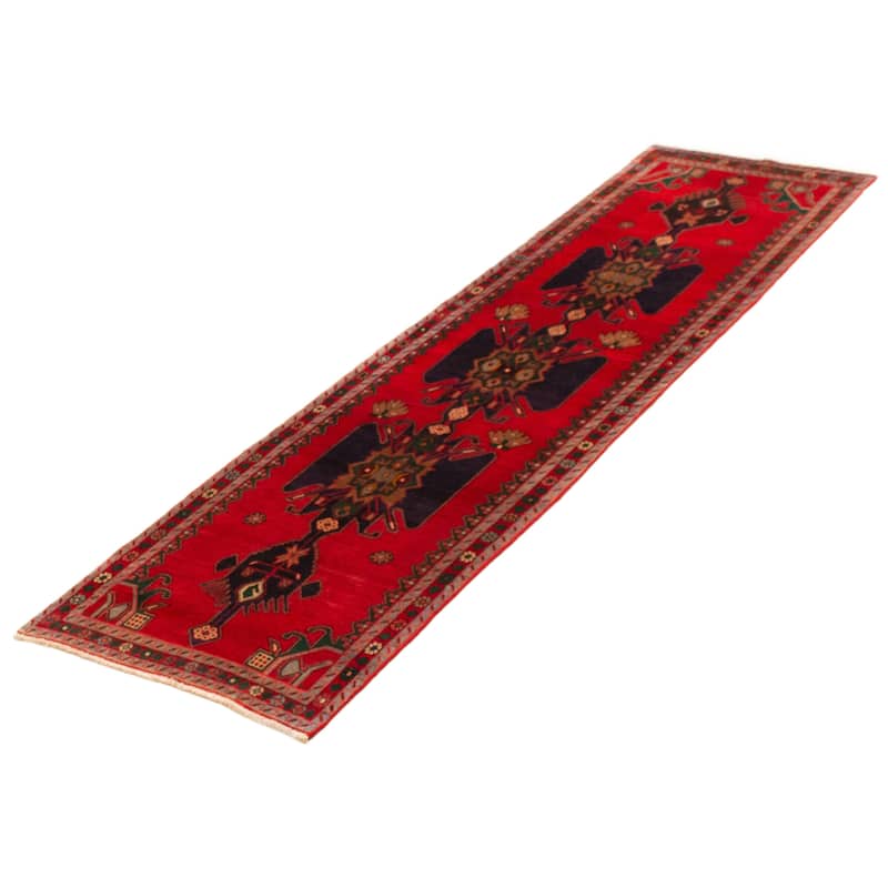 ECARPETGALLERY Hand-knotted Anadol Red Wool Rug - 2'8 x 9'9