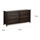 preview thumbnail 2 of 20, Grain Wood Furniture Shaker-style 6-drawer Solid Wood Dresser