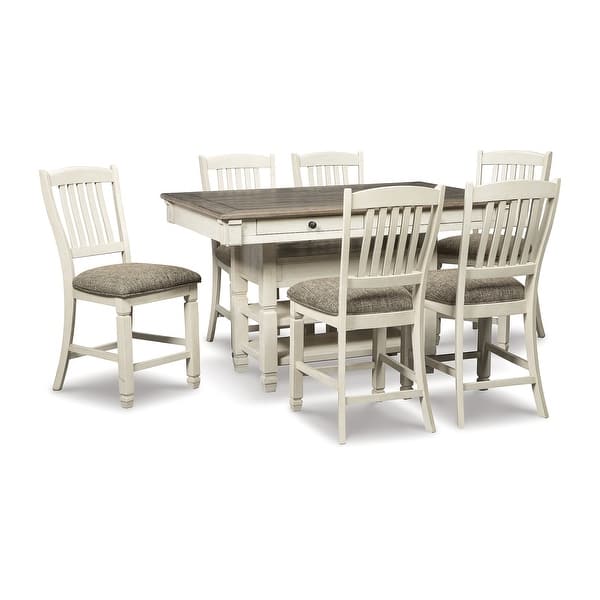 Signature Design by Ashley Bolanburg Antique White / Brown 7-Piece ...