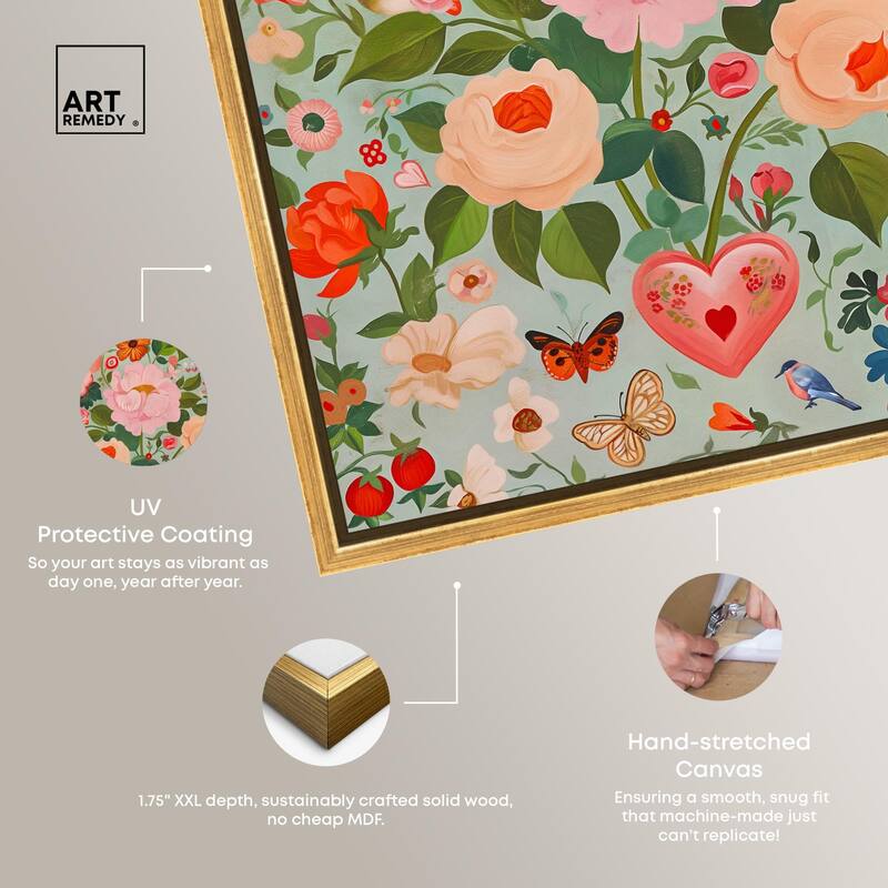 Festival of Flowers Canvas by Art Remedy