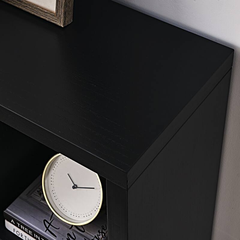 Freestanding Display Storage Cabinet with 7 Cube Storage Spaces,Floor Standing Bookshelf,Open Wooden Open Shelf Bookcase