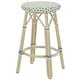 preview thumbnail 13 of 48, Elena Bohemian Round Wicker Patio Stools (Set of 2) by Furniture of America