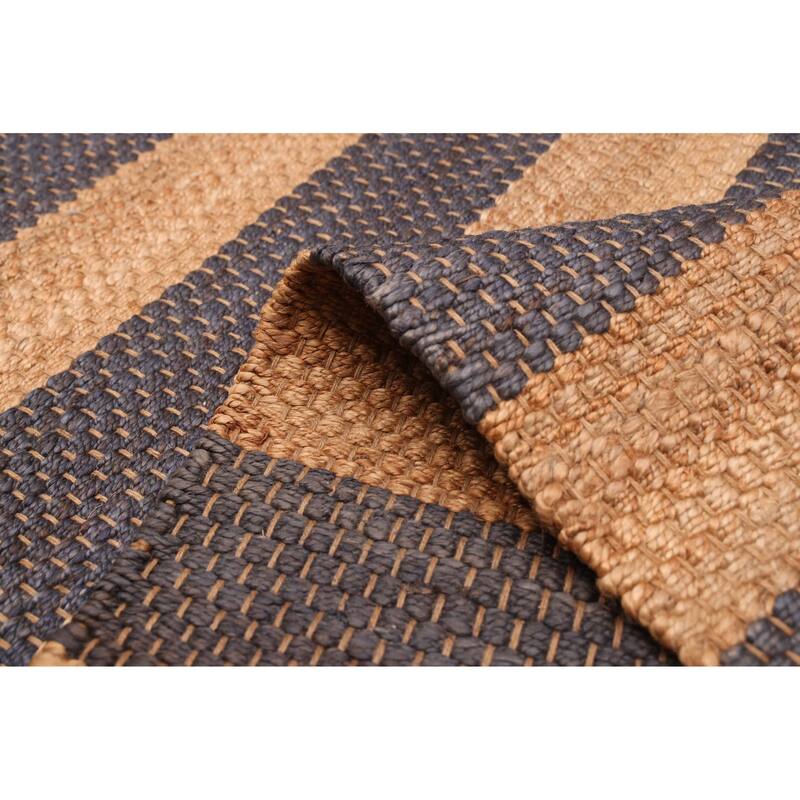 ECARPETGALLERY Flat-Weave Palas Denizli Tan Jute Rug - 5'6 x 7'8