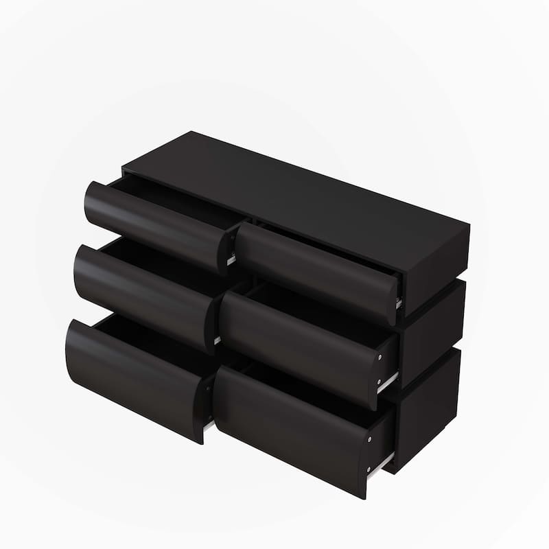 MINIMALIST MODERN 6 Drawer Dresser for Bedroom