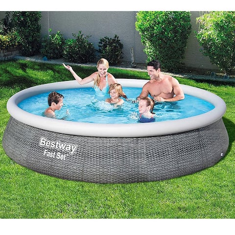 Fast Round Inflatable Above Ground Pool Set