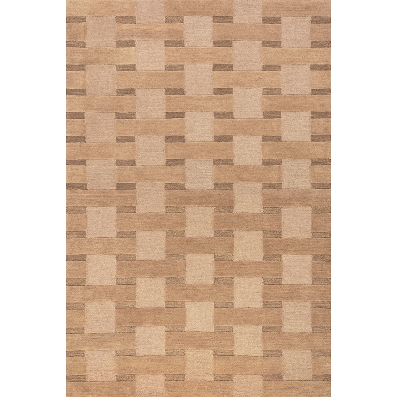 Remy Crosshatch Wool Area Rug