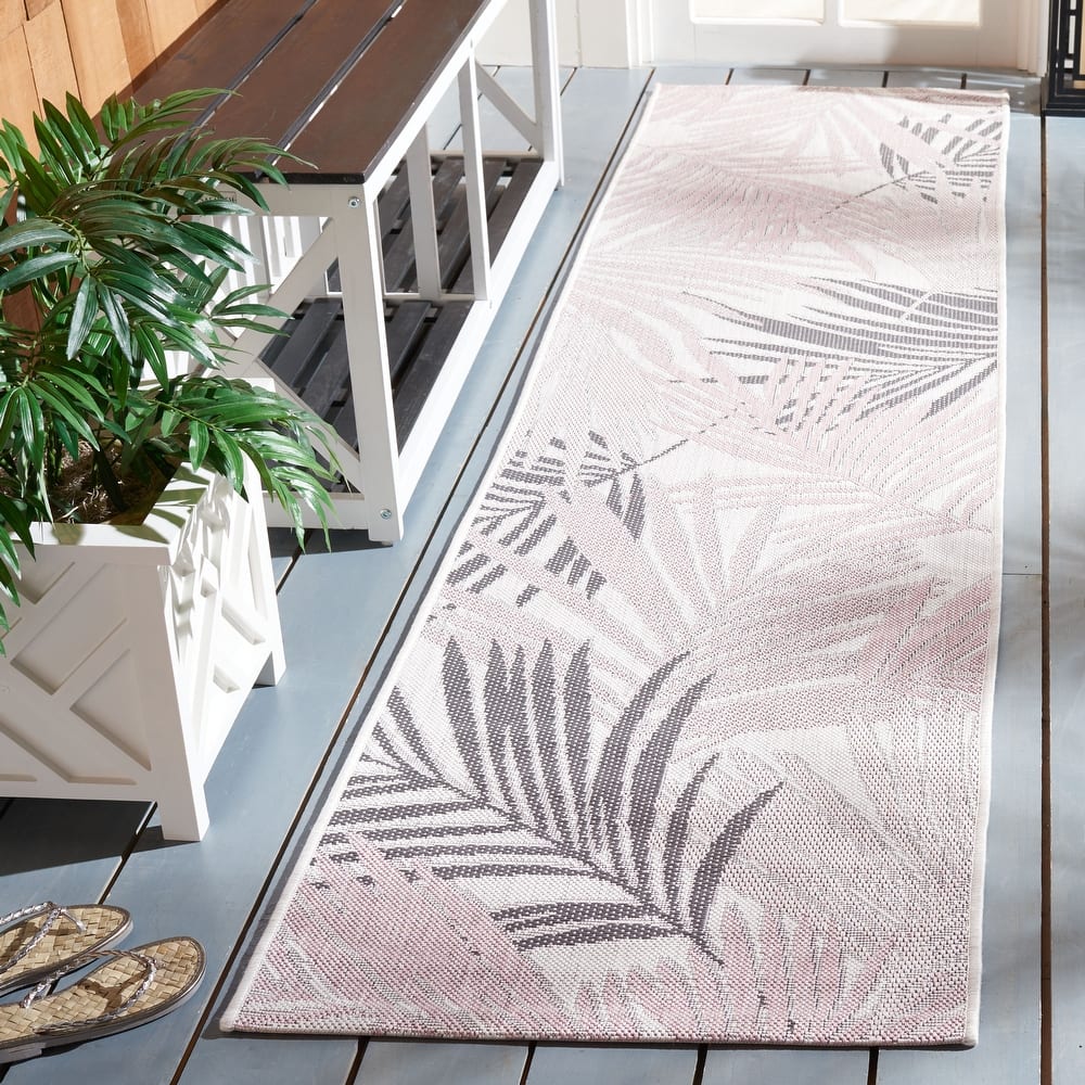 SAFAVIEH Courtyard Mitsuki Indoor/ Outdoor Waterproof Patio Backyard Rug