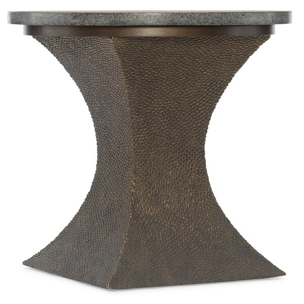 Hooker Furniture 6202-90115 Aventura 26" Wide Stone Top Rubberwood Nightstand from the Miramar Collection