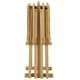 preview thumbnail 21 of 20, Porch & Den Laflin Solid Wood Traditional 5-piece Tray Table Set