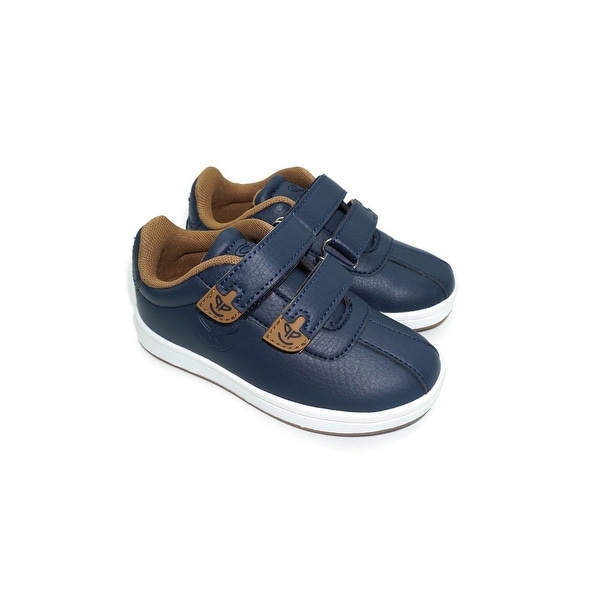 Pipiolo Boys Navy Tan Adhesive Strap Casual Sneakers. Opens flyout.