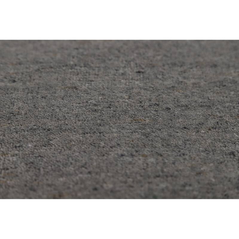 Hand Knotted Oriental 100% Wool Carpet Tribal Animal Pictorial Greys & Charcoal Gabbeh Area Rug - 7' 8'' X 5' 9''