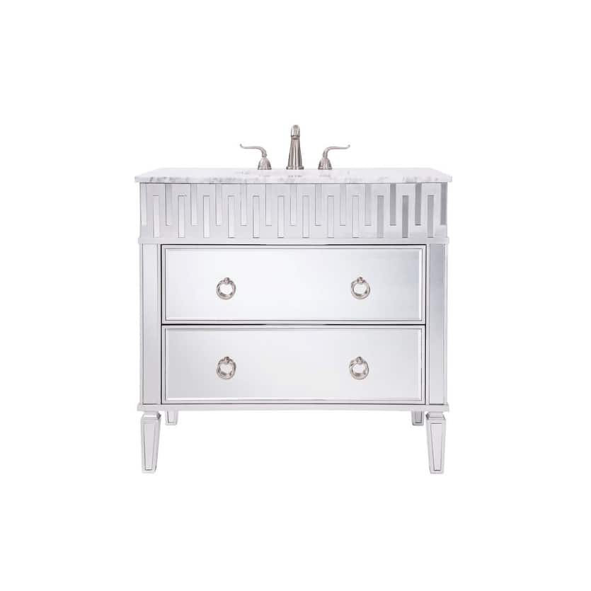 Elegant Lighting VF-1104 Nouveau 36" Free Standing Single Basin Vanity