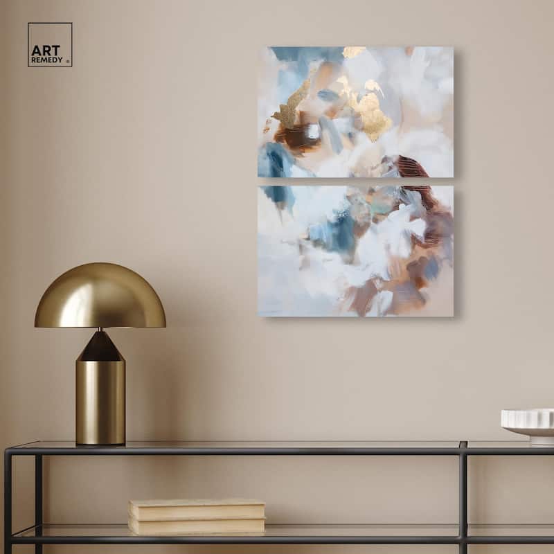 Mother Earth I Canvas Set of 2 by Art Remedy, Gallery Wrapped